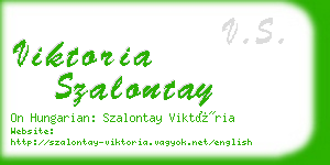 viktoria szalontay business card